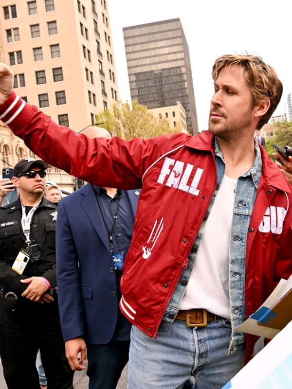 The Fall Guy 2024 Ryan Gosling Varsity Jacket