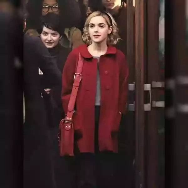 Chilling Adventures of Sabrina Kiernan Shipka Red Coat