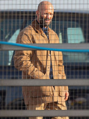 Jason Statham The Beekeeper Brown Jacket