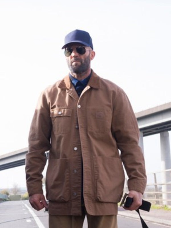 Jason Statham The Beekeeper Brown Jacket