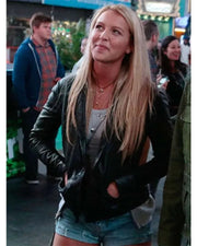 The Fosters Angeline Appel Real Leather Jacket