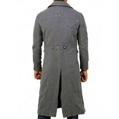 Bloodborne Hunter Grey Trench Coat