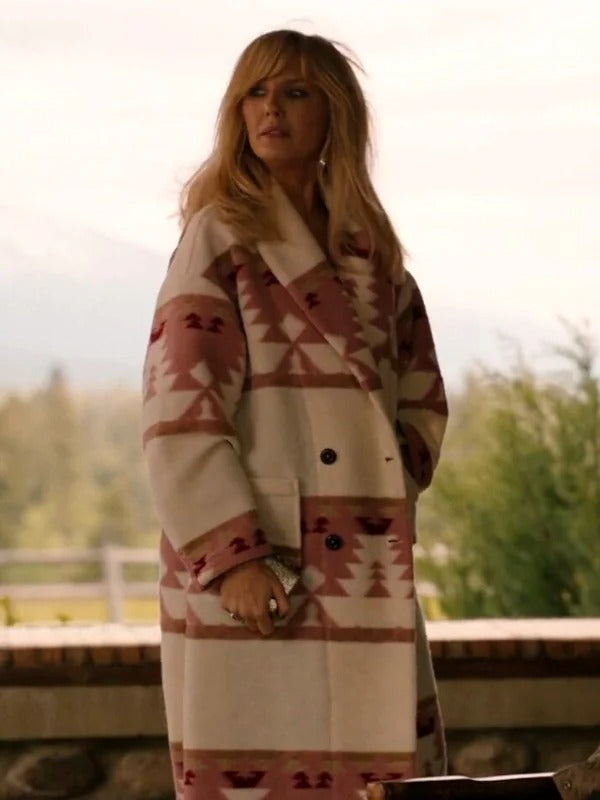 Yellowstone S05 Coat - Beth Dutton Pink Coat