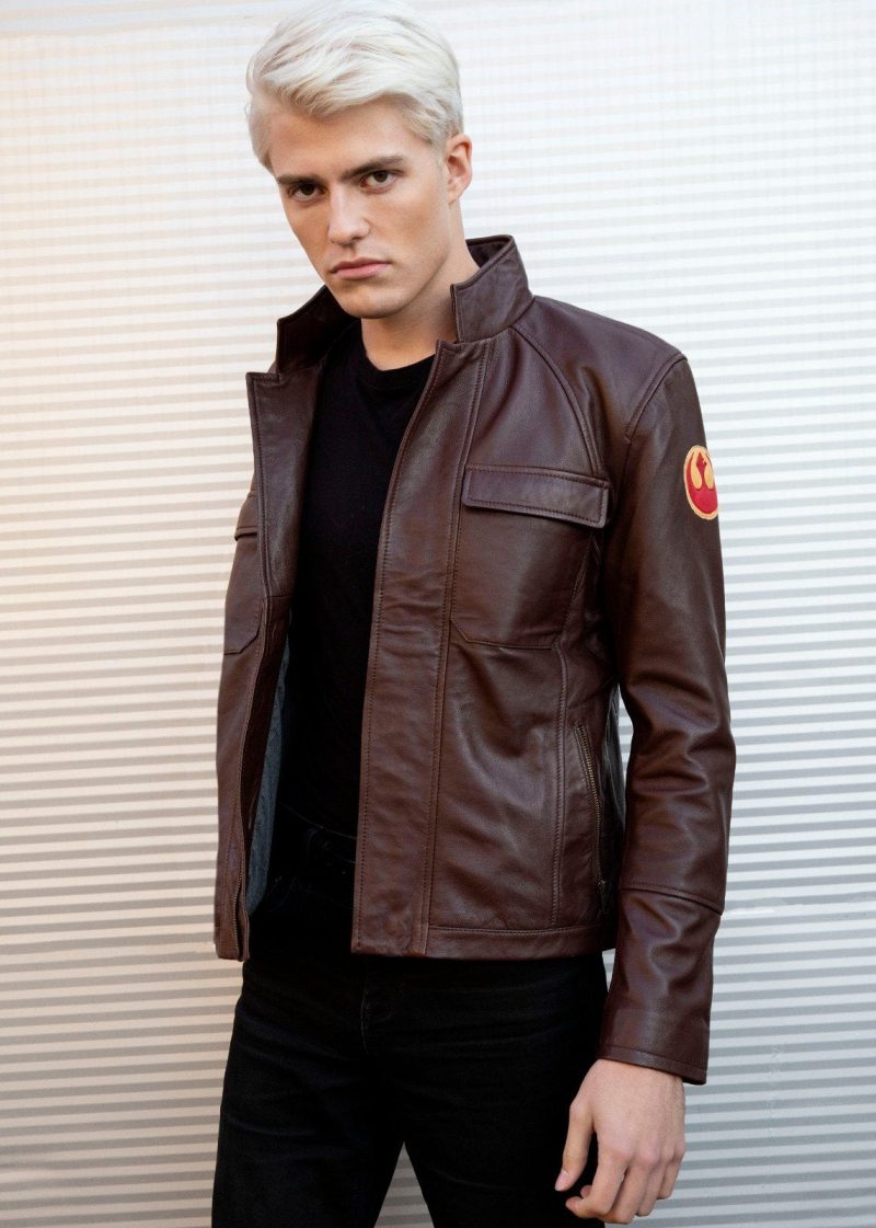 Rebel Alliance Brown Leather Jacket