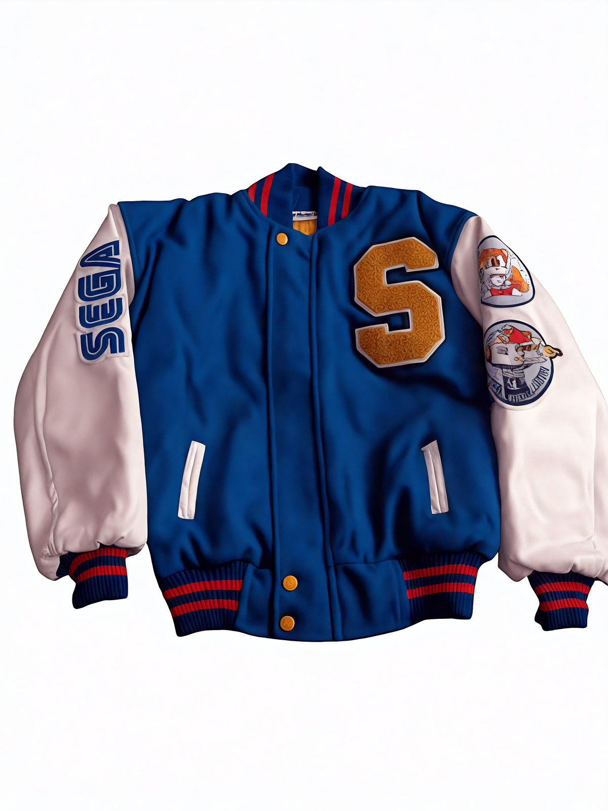 Sonic The Hedgehog Varsity Letterman Jacket