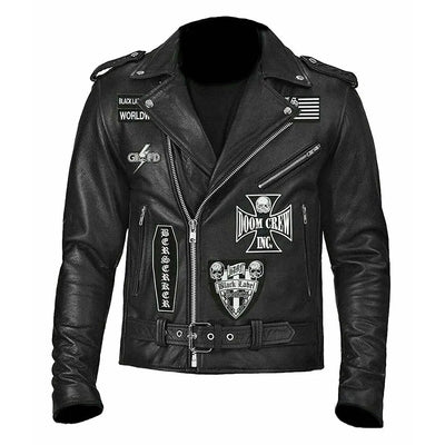 Black Label Society Jacket - Men's Biker Leather Jacket