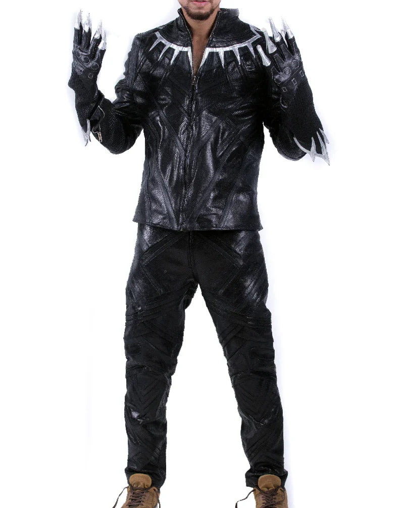 Avengers Infinity War Panther Leather Jacket