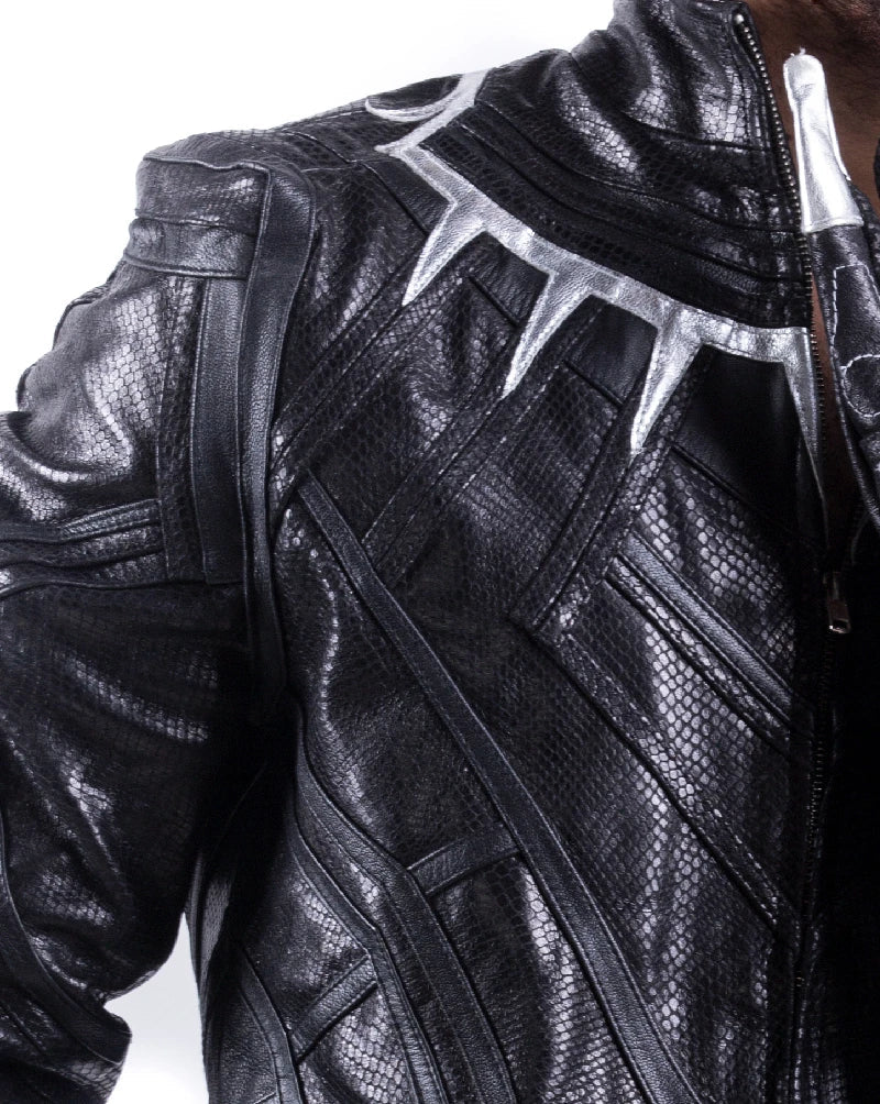 Avengers Infinity War Panther Leather Jacket