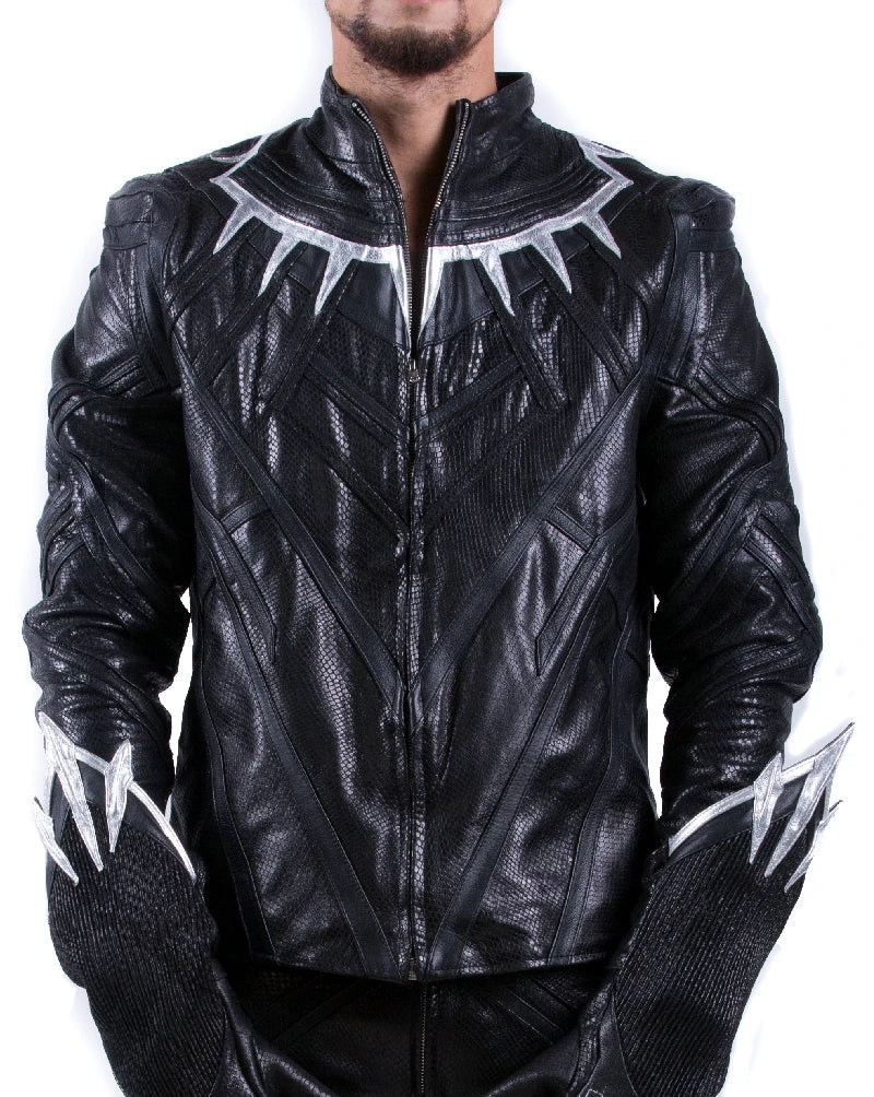 Avengers Infinity War Panther Leather Jacket