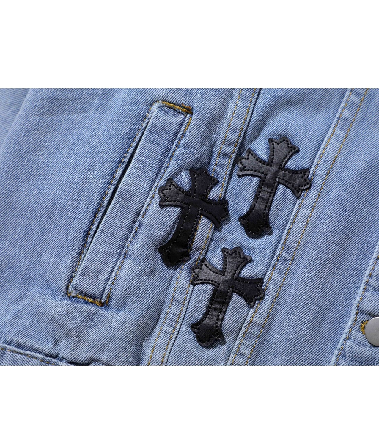 Chrome Hearts Cross Denim Jacket