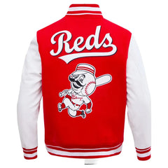 Mens Cincinnati Reds Letterman Varsity Jacket