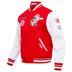 Mens Cincinnati Reds Letterman Varsity Jacket