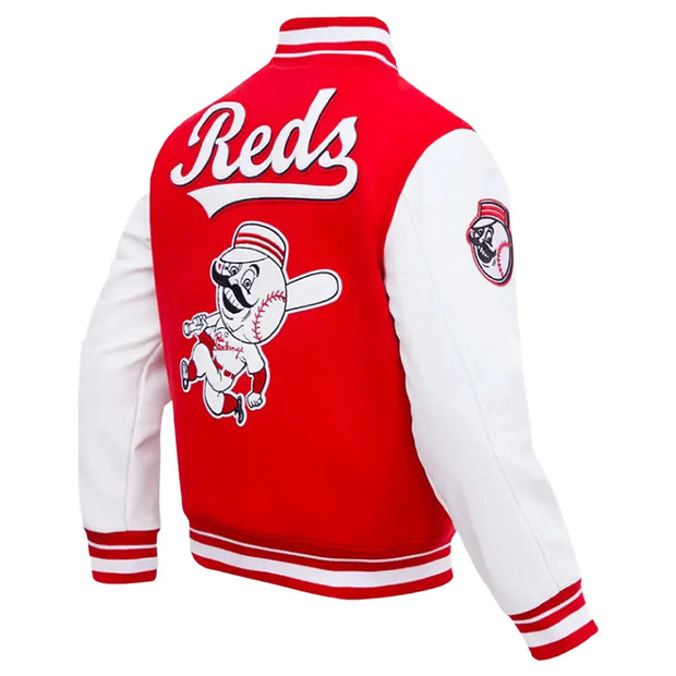 Mens Cincinnati Reds Letterman Varsity Jacket