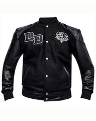 Diamond Dogs Metal Gear Black Varsity Jacket