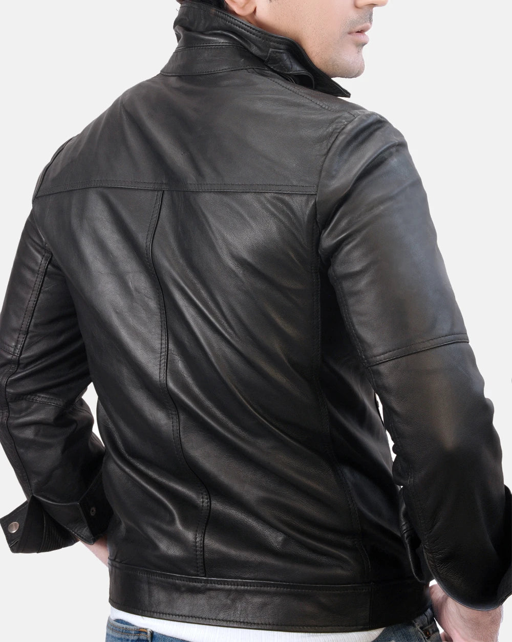 Dior Light Weight Black Bomber Genuine Leather Jacket