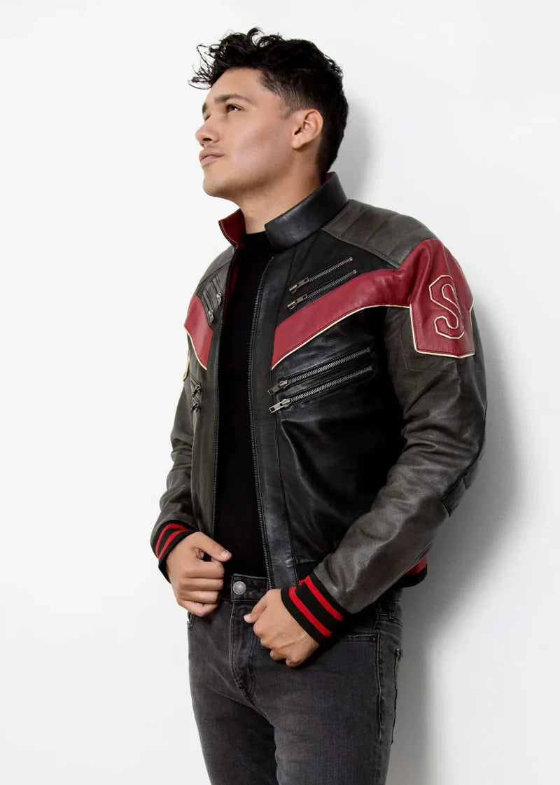 Spider Man Across The Spider Verse Leather Jacket