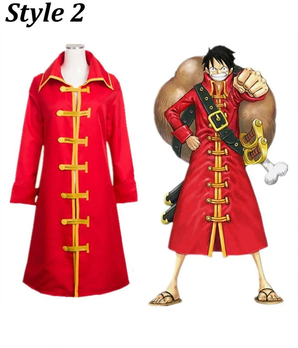 Monkey D. Luffy One Piece Cotton Long Coat