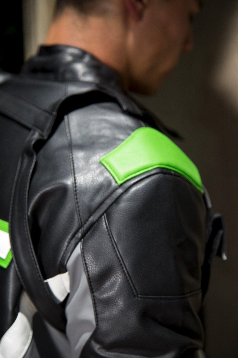 Mens Soldier 76 Houston Outlaws Leather Jacket