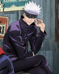 Jujutsu Kaisen Gojo Uniform Velvet Suit