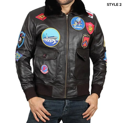 Tom Cruise Jacket - Top Gun Bomber Leather Jacket